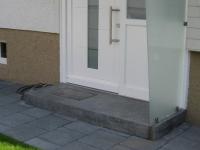 Kunststoff-Haustür in weiß