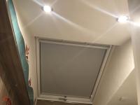 Dachfenster mit Textilscreen