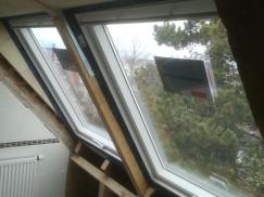 Dachfenster im Bau