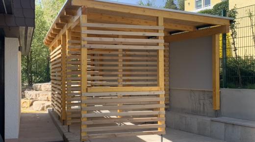 Carport aus Holz Natur